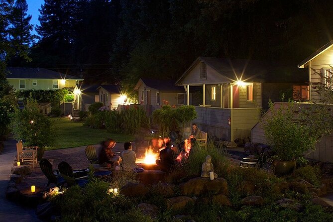 5 day California Vineyards, Waves and Wine small group tour - Golden Gate views and sparkling water after dark