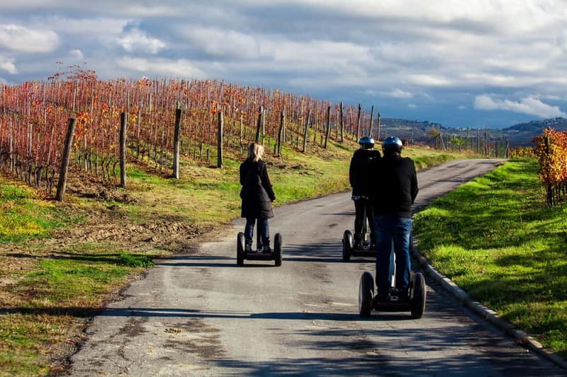 Alba: Guided Segway Tour through Langhe Hills and Vineyards - Leaving Alba through its smaller streets