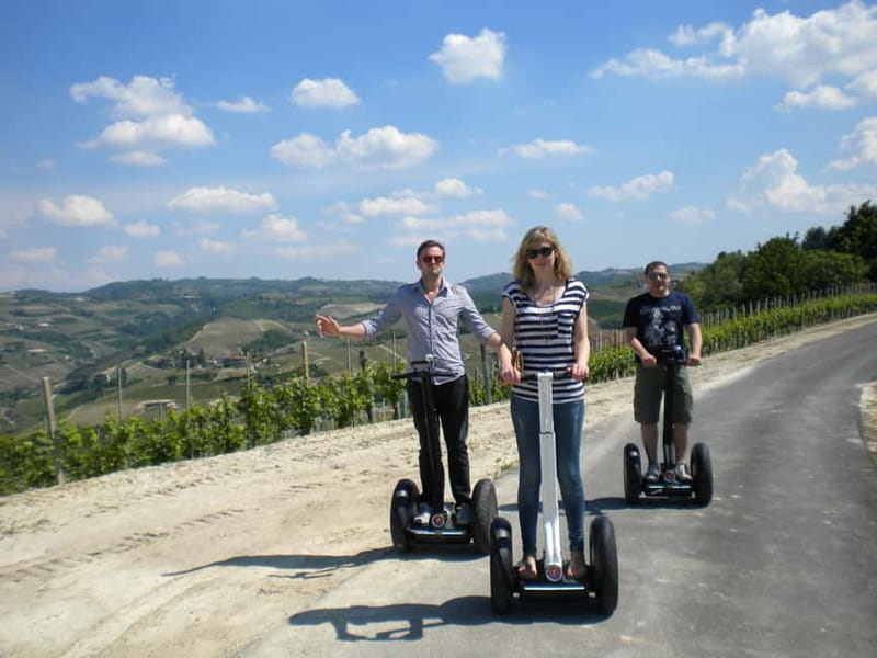 Alba: Guided Segway Tour through Langhe Hills and Vineyards - The first 20 to 30 minutes: learning the Segway