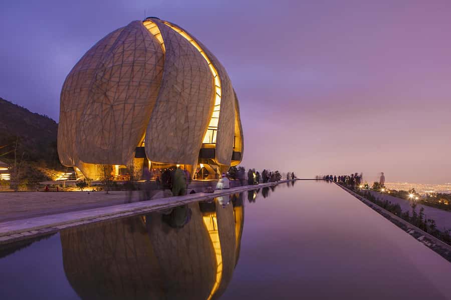 Bahá'i Temple and Cousiño Macul Vineyard - Starting in Santiago and riding toward Maipo Valley