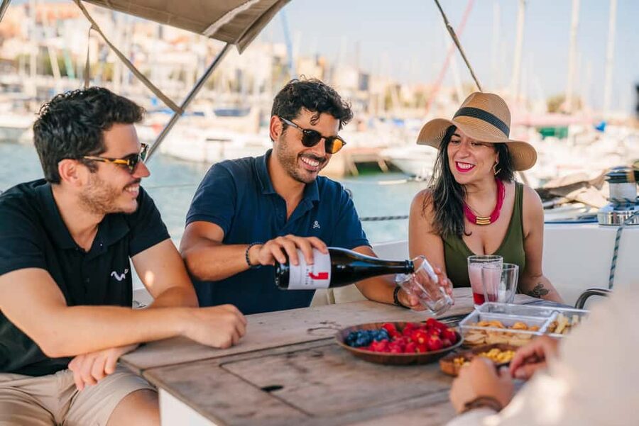 Barcelona: Sailing Cruise & Vineyard Tour with Wine Tasting - Sailing Barcelona’s coast for about 90 minutes