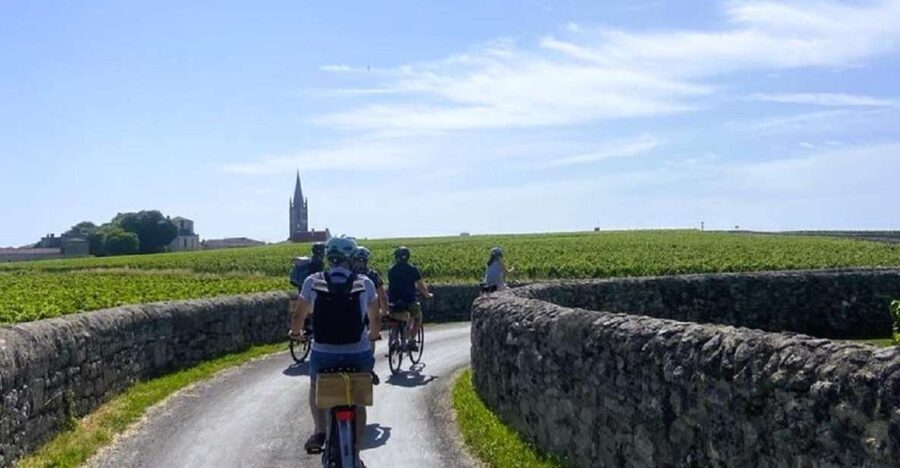 Bordeaux: St-Emilion Vineyards e-Bike Tour with Wine & Lunch - Riding past Petrus and Château Cheval Blanc