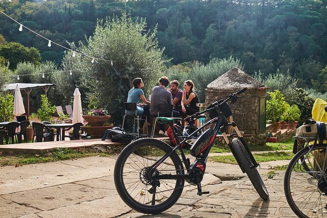 E-bike Tuscany and Chianti Self-Guided Tour with Vineyard Visit - San Casciano among vineyards and olive orchards