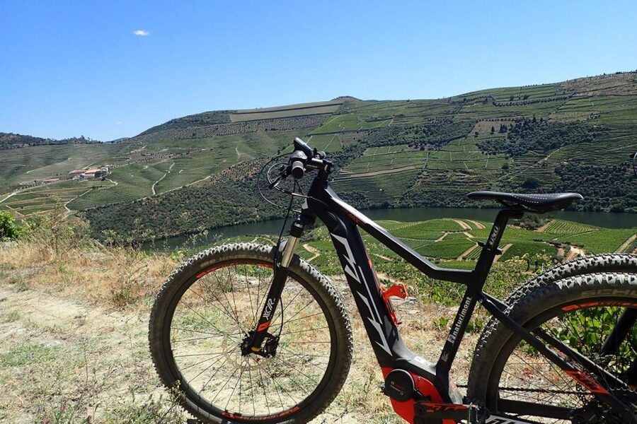 E-MTB - Vineyards Douro Tour - Riding through farms and vineyard tracks