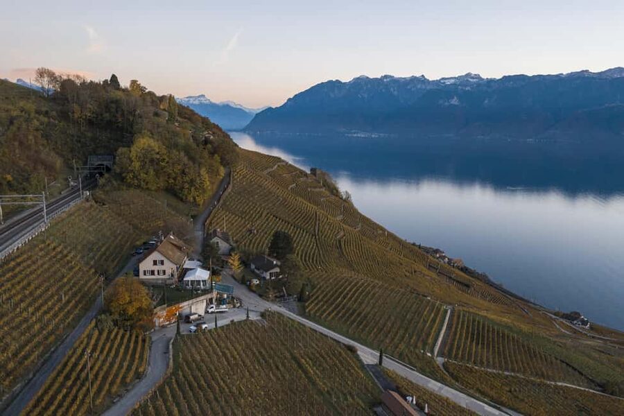 Fondue in the heart of the Lavaux vineyard - Arriving in Epesses and settling into Lavaux