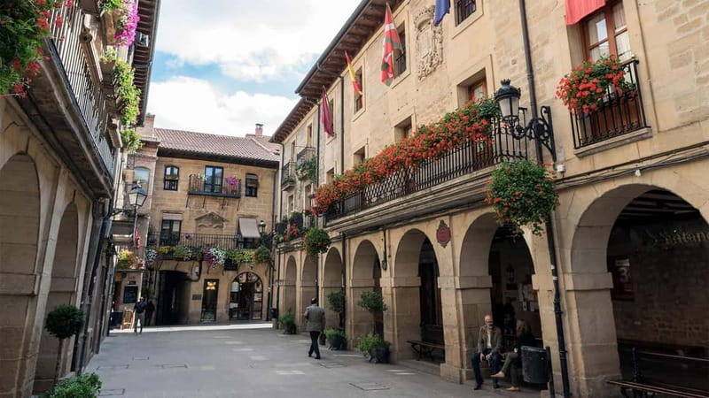 From Bilbao: Rioja Wine Region with Winery & Vitoria-Gasteiz - Laguardia: stone streets and a cellar below