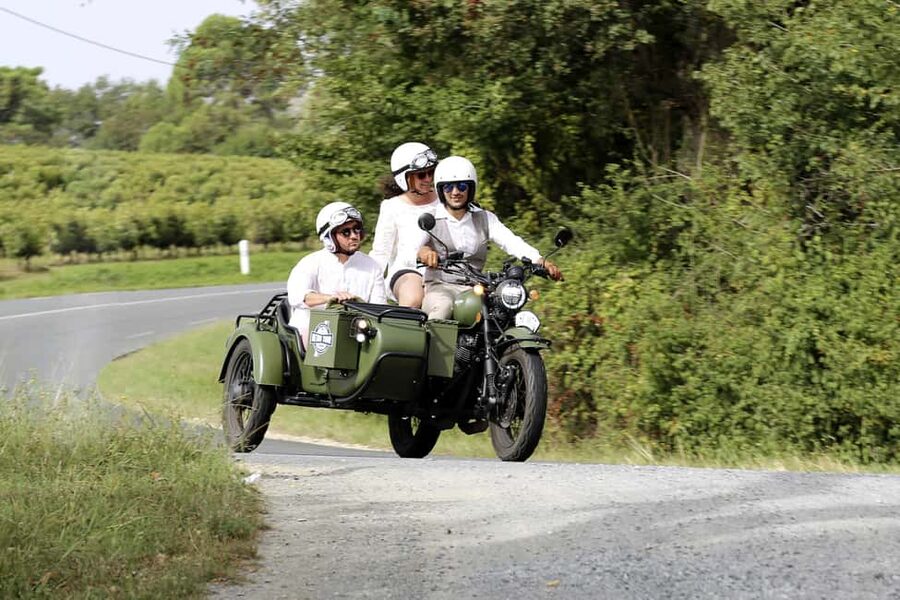 From Bordeaux: Médoc Vineyard and Chateau Tour by Sidecar - The sidecar setup: fun, practical, and weather-dependent
