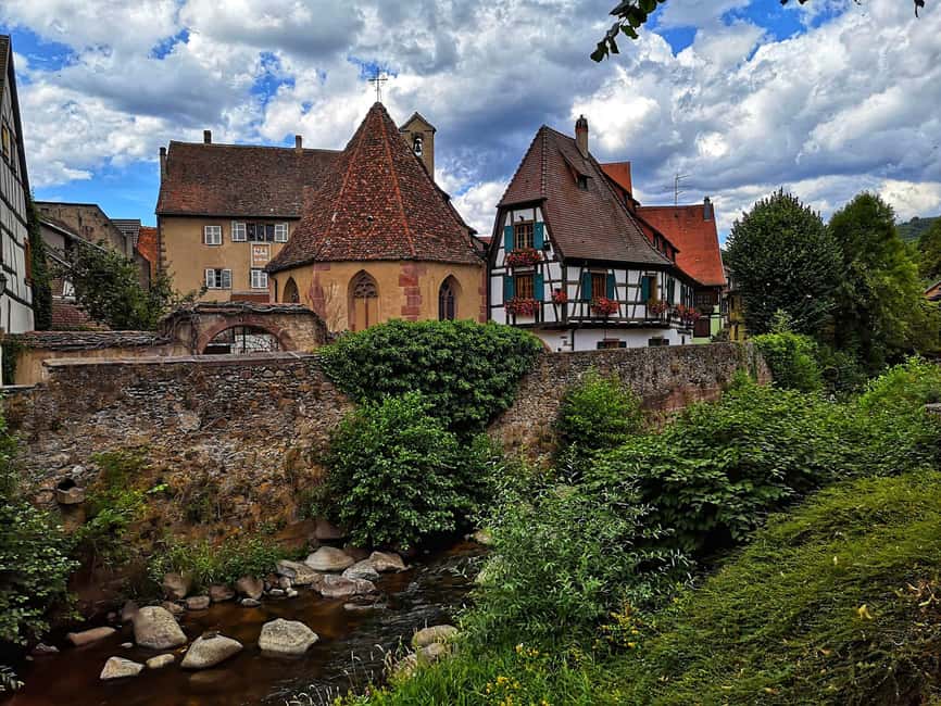 From Colmar: Alsace wine route tour Half Day - Kaysersberg: cobbled streets and castle views