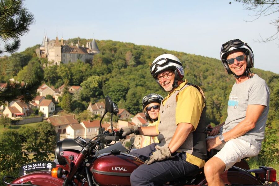 From Meursault: Private Sidecar Tour & Vineyard Wine Tasting - A wine glass among the vines