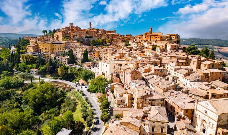 From Roma: Montepulciano and Montalcino, on the Wine Routes - Montepulciano, stone lanes and wide Tuscan views