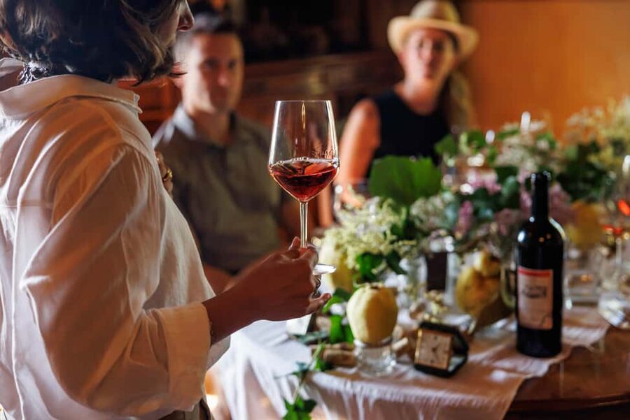 From Rome: Frascati Wine Region Tour with Wine Tasting - Tasting Frascati wine with olive oil and bread