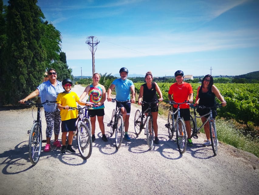 From Sitges: Cycling Tour with Winery visit and Tasting - The 30-minute transfer from Sitges
