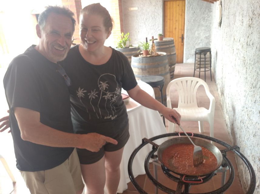 From Sitges: Paella Masterclass, Bike Ride and Winery Visit - Cycling 15 kilometres through Catalan vineyards