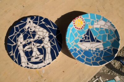 Karpathos Creative Workshop for Mosaic in the vineyard