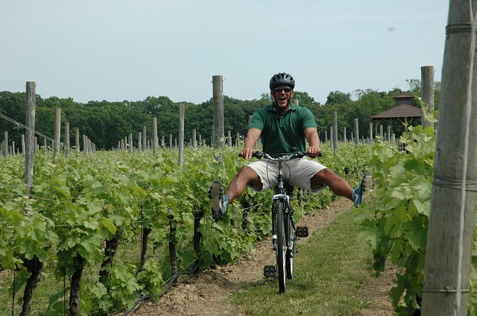 Mattituck New York Guided Farm and Wine Country Bike Tour - A farm stand with 50 years of local character