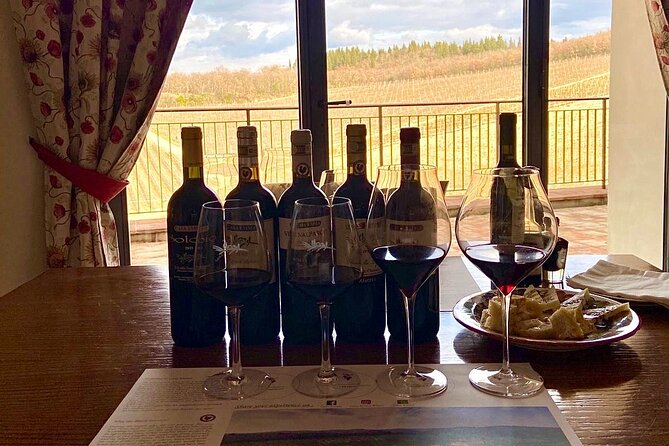 Organic Wine Tour&Tasting overlooking Chianti Classico Vineyards - The tasting terrace and its Tuscan pairing