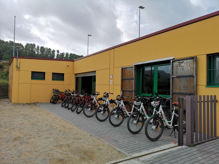 Penedès/BCN: Self-Guided eBike Tour with guided Winery Visit - Reaching Lavern-Subirats from Barcelona
