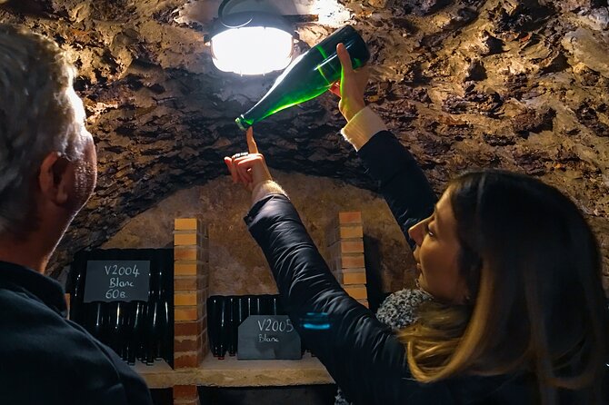 Private Champagne Day Trip - Two Vineyards of Reims & Lunch - Second winery: a smaller family setting