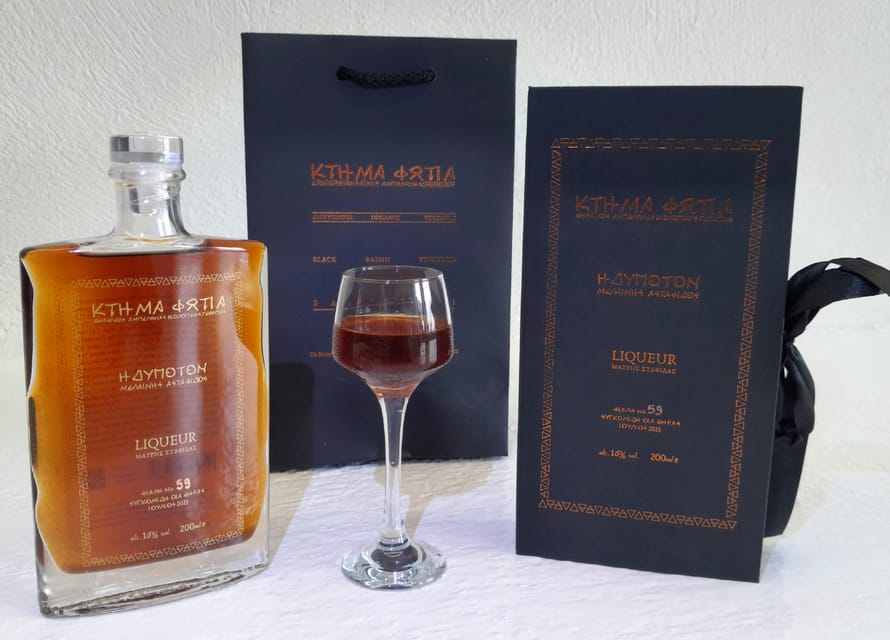 Private organic vineyard visit with liqueur tasting - Key points at a glance