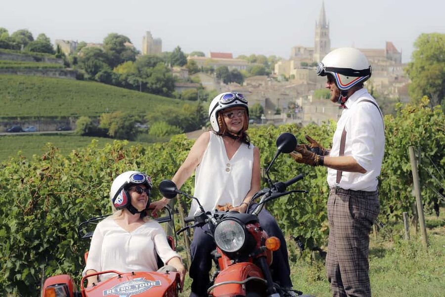 Private ride in the vineyards from Saint-Emilion - The Sidecar Ride Through the Vineyards
