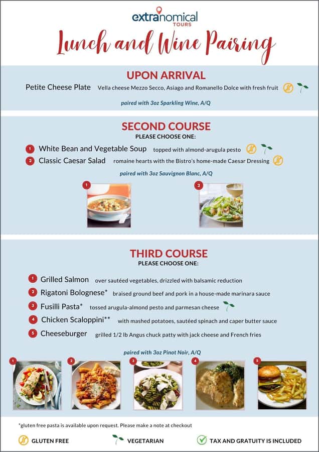 San Francisco: Redwood & Wine Country Tour with Lunch & Wine - Sonoma Plaza gives you a real lunch choice