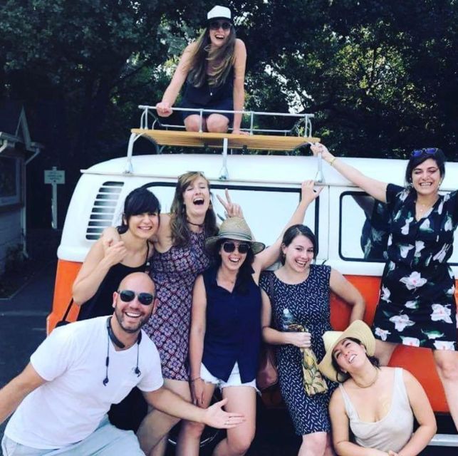 San Fransisco: Vintage VW Bus Wine Country Tour Small Group - First winery: a tasting with room to settle in