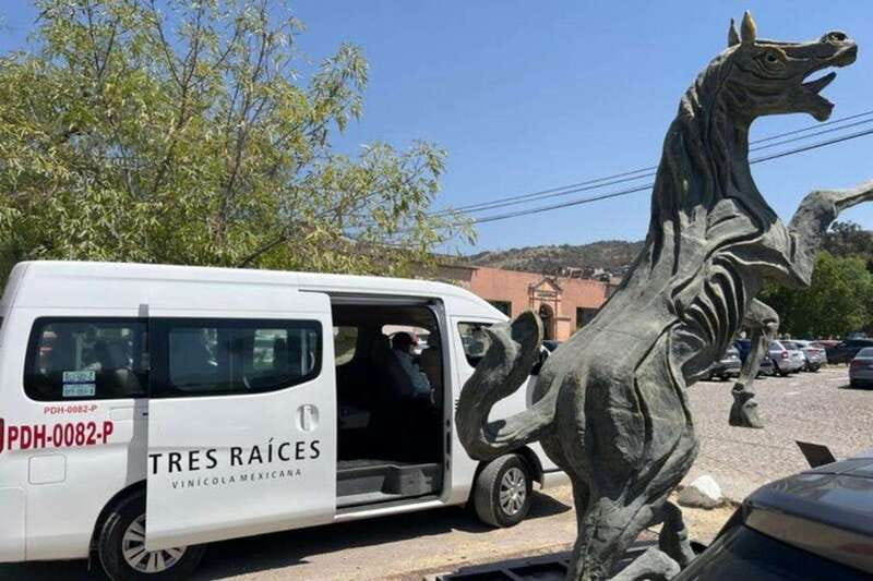 San Miguel de Allende: Local Vineyard Tour & Wine Tasting - Leaving Fábrica La Aurora for wine country