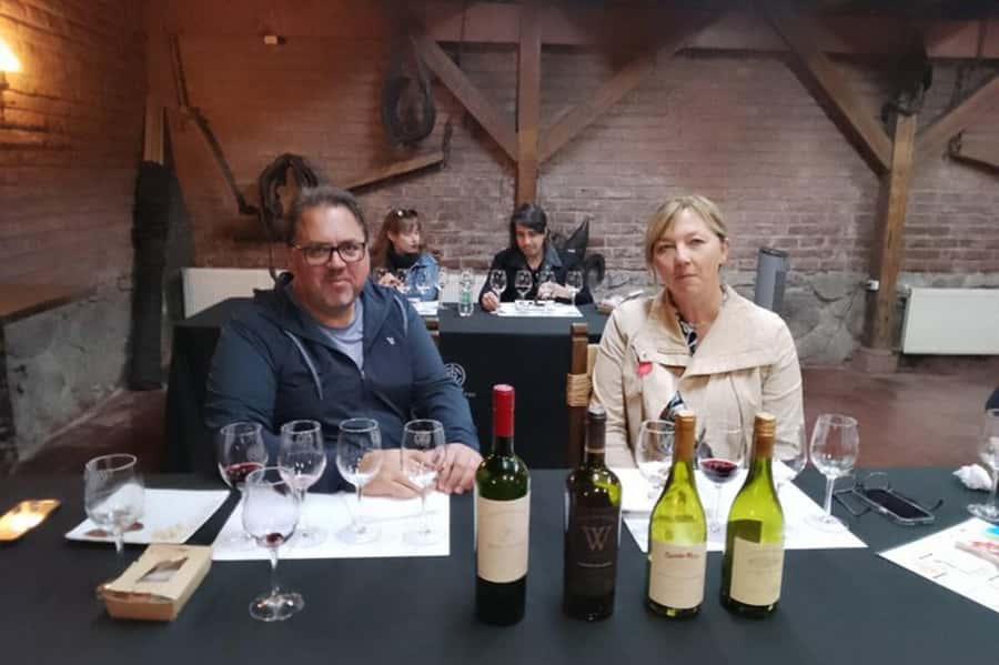 Santiago: Cousiño Macul Vineyard Premium Tasting Tour - The vineyard shop and gift glass