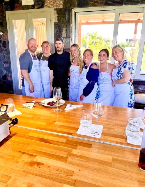 Santorini: Vineyard and Winery Tour with Cooking Class - Pickup across Santorini