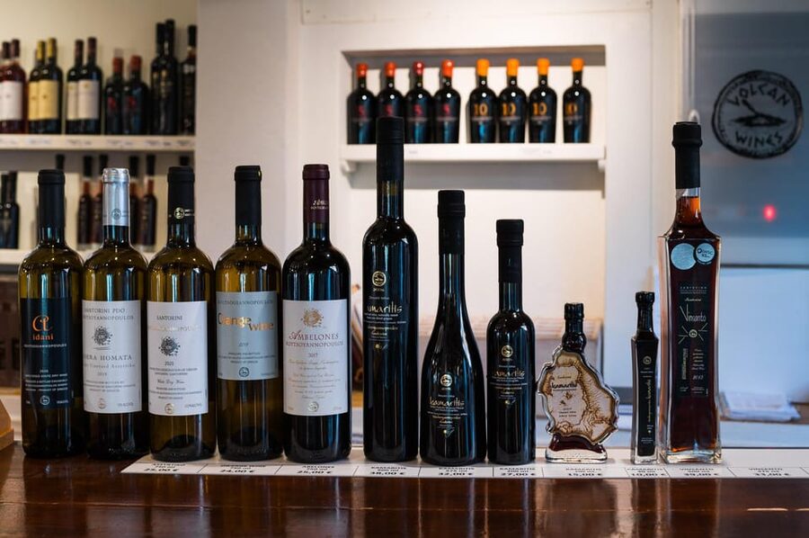 Santorini Wine Tasting and Vineyard Tour - The first winery and the vineyard walk