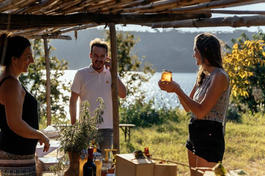 Scenic E-Bike Ride with Vineyard Wine & Meal - Leaving Naples by bike for the Bay of Pozzuoli