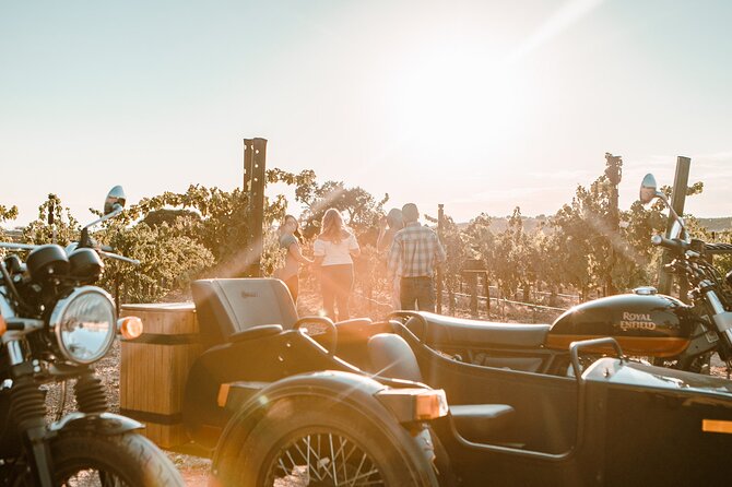 Scenic Sidecar Vineyard Tour Paso Robles - The optional wine tasting at Wolff Winery