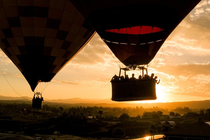 Sunrise Hot Air Balloon Flight over the Temecula Wine Country - The wineries and places you might see