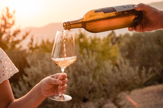 Sunset wine tasting in vineyard - A Short Ride From Dubrovnik to Malaštica Hill