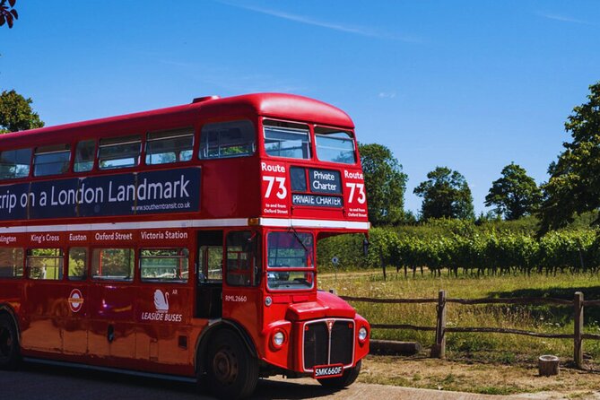 Sussex Vineyard & Winery Bus Tour on Iconic Vintage London Bus - Key points to know before you book