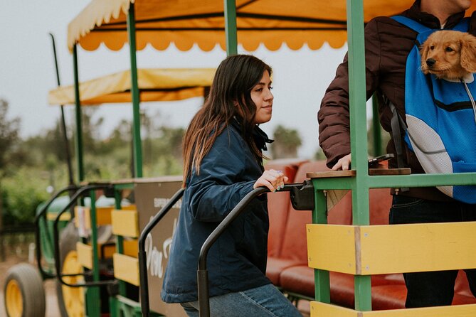 Tractor Pull Around Vineyards and Wine Tasting Tour - The weather and customer-service question