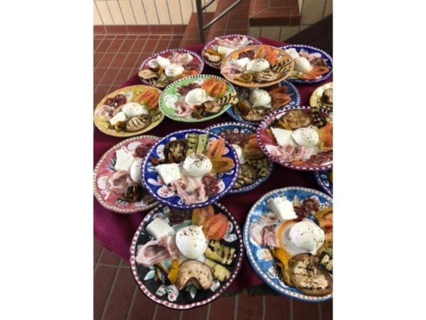 Tramonti: Vineyard & Winery Tour with Tasting & Appetizers - Tasting Apicella Wines With Tramonti Food
