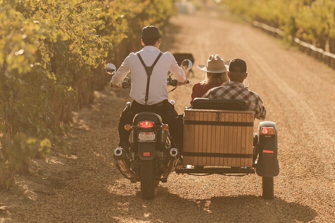 Vineyard Rides Paso Robles Sidecar Wine Adventure - The 45-minute ride and its photo stops