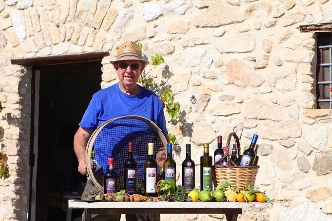 Vineyard Tour, Wine and Sicilian delicacies tasting at a Winery in Agrigento - Salvatore’s explanation of Sicilian wine production