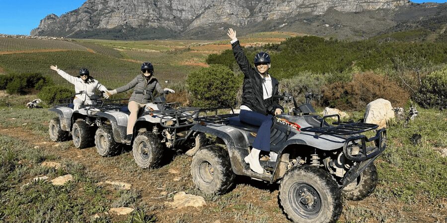 Vrede en Lust Wine Estate: 1H Quad Bike Trail - Who will enjoy this ride most
