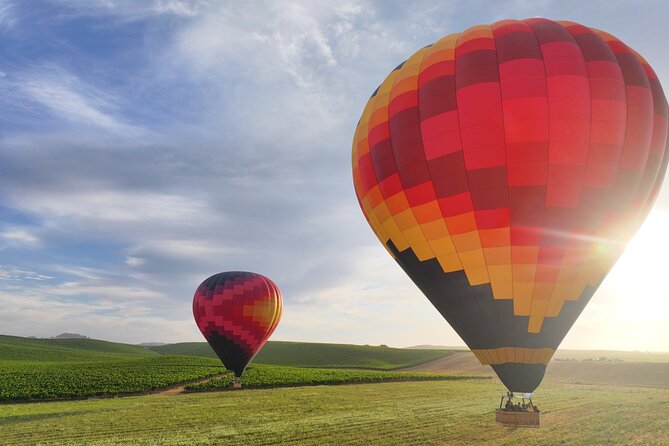 Wine Country Join-in Flight - Starting with coffee while the balloons come alive