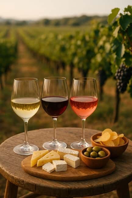 Wine Route with 3 Tastings & Castillo La Mola: Small Group - The winery visit and three-wine tasting