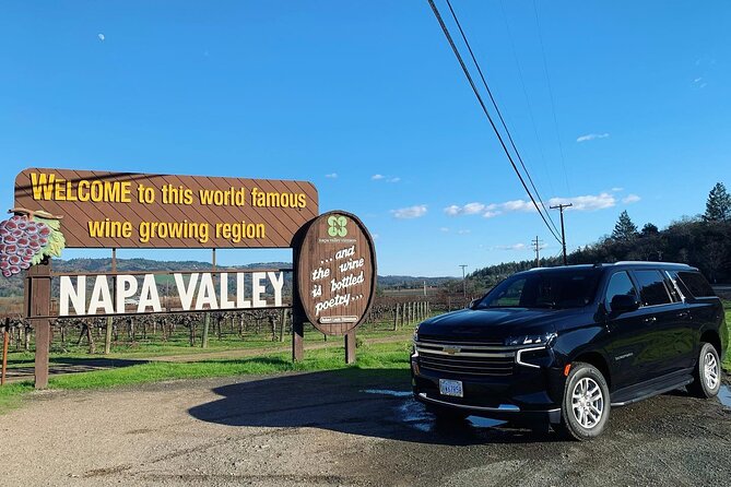 Winery and Vineyard Transportation in Luxury Full Size Black SUV - Key points to know before you book