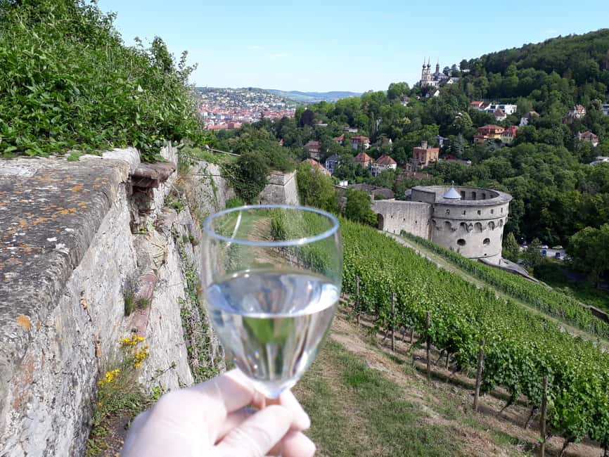 Wuerzburg: Vineyard rally with wine tasting and group dynamics - Starting below Marienberg Fortress